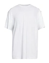 Armani Exchange Man T-shirt White Size Xxl Linen, Cotton