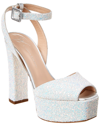 GIUSEPPE ZANOTTI GIUSEPPE ZANOTTI BETTY 120 GLITTER LEATHER PLATFORM SANDAL