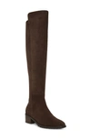 Blondo Sierra Waterproof Over The Knee Boot In Brown Suede