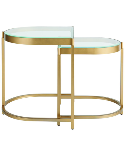 Miranda Kerr Home Editorial End Table In Gold