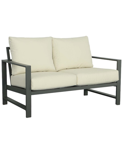 Progressive Furniture Outdoor Loveseat - Frame & Cushions In Grey