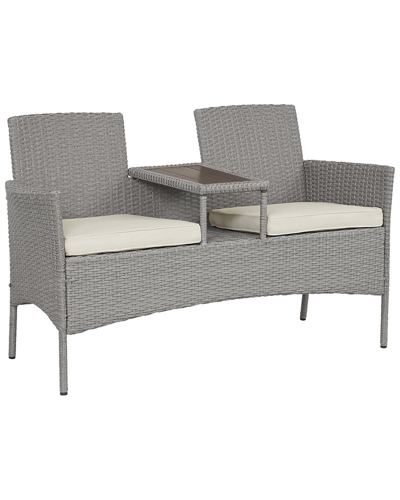 Progressive Furniture Outdoor Love Seat In Grey