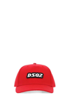 DSQUARED2 LOGO-EMBROIDERED DISTRESSED BASEBALL CAP