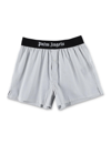 PALM ANGELS LOGO WAISTBAND STRIPED BOXERS