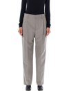 MARNI STRAIGHT LEG PLEATED CROPPED TROUSERS