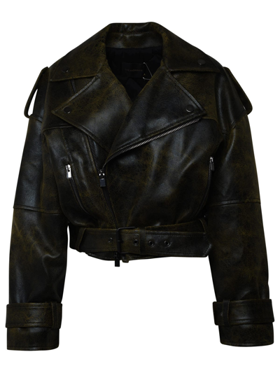 The Andamane Nova Two-tone Polyester Jacket In Black