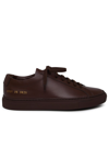 COMMON PROJECTS ACHILLES BROWN LEATHER SNEAKERS