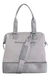Beis Mini Weekend Bag. In Gray
