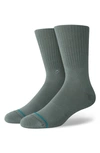 Stance Icon Crew Socks In Jade