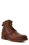 Dune London Coltonn Lace-up Leather Boot In Tan