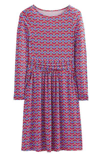 abigail jersey dress boden Long Sleeve In Hot Pepper, Geo Petal AI-Scene-Route: Wedding Occasion