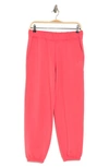 Champion Soft Knit Sweatpants In High Tide Coral