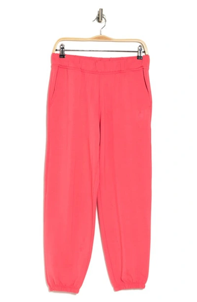 Champion Soft Knit Sweatpants In High Tide Coral