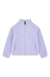 Nike Fleece Jacket In Lavender Mist