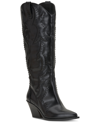 JESSICA SIMPSON WOMEN'S ZAIKES 2 STUDDED WESTERN BOOTS