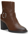 LUCKY BRAND WOMEN'S ACHELLE BUCKLED BLOCK-HEEL BOOTIES