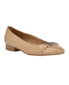 Calvin Klein Crystil Flat In Medium Natural Patent