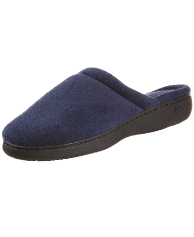 Isotoner Signature Women's Terry Clog Slippers In Navy