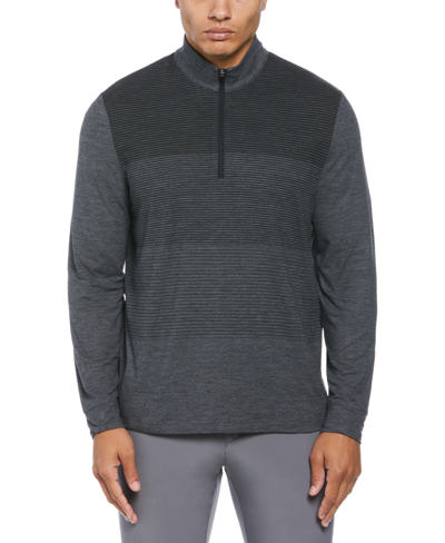 Pga Tour Men's Lux Touch Ombre Golf Sweater In Iron Caviar Heather