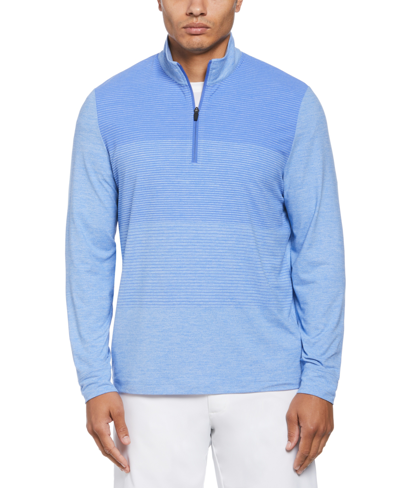 Pga Tour Men's Lux Touch Ombre Golf Sweater In Ultra Marine Heather