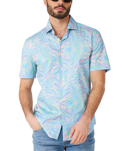 Opposuits Men's Short-sleeve Holo-perfect Shirt In Miscellane