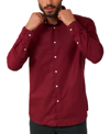 Opposuits Blazing Burgundy Solid Button-up Shirt In Red