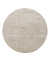 Surya Masterpiece High-low Mpc-2318 5'3" X 5'3" Round Area Rug In Taupe