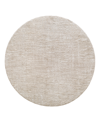 Surya Masterpiece High-low Mpc-2308 5'3" X 5'3" Round Area Rug In Silver