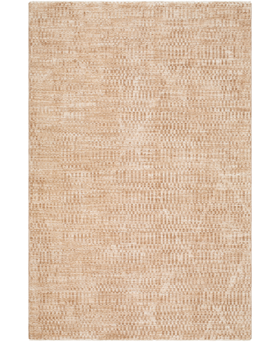 Surya Masterpiece High-low Mpc-2308 6'7" X 9'6" Area Rug In Taupe/brown