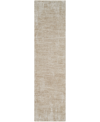 Surya Masterpiece High-low Mpc-2322 2'8" X 10' Runner Area Rug In Light/grey