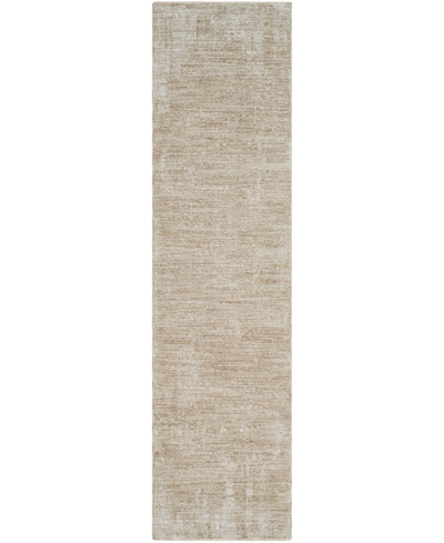 Surya Masterpiece High-low Mpc-2322 2'8" X 10' Runner Area Rug In Light/grey