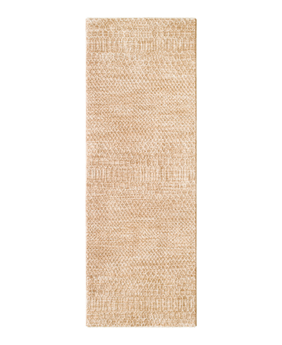 Surya Masterpiece High-low Mpc-2304 2'8" X 7'3" Runner Area Rug In Taupe