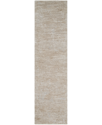 Surya Masterpiece High-low Mpc-2308 2'8" X 7'3" Runner Area Rug In Light/grey