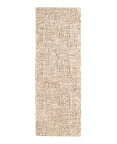 Surya Masterpiece High-low Mpc-2308 2'8" X 7'3" Runner Area Rug In Taupe