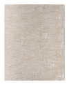 Surya Masterpiece High-low Mpc-2320 6'7" X 9'6" Area Rug In Brown/taupe