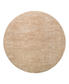 Surya Masterpiece High-low Mpc-2318 7'10" X 7'10" Round Area Rug In Khaki