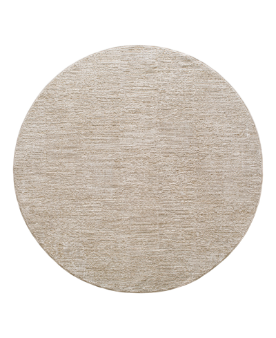 SURYA MASTERPIECE HIGH-LOW MPC-2320 5'3" X 5'3" ROUND AREA RUG