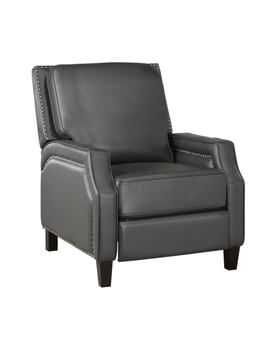 Homelegance White Label Dawn 38" Push Back Recliner In Gray