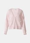 AVANT TOI AVANT TOI PINK CARDED V NECK CARDIGAN IN CASHMERE