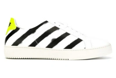 Off-white Off- Leather Women's Sneaker In White