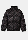 Mastermind Japan Mastermind World Black Mastermind World X Rocky Mountain Stand Parka In Black