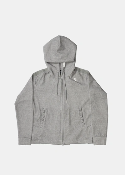 Pearly Gates Gray 2 Way Full Zip Hoodie Jacket In Heather Gray