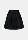 PEARLY GATES PEARLY GATES NAVY EMBROIDERED JACQUARD MINI SKIRT
