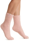 Ugg Teddi Cozy Crew Socks In Clay Pink