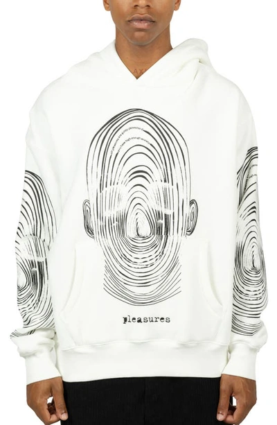 Pleasures Guilty Graphic Hoodie In White