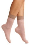 Hue Assorted 2-pack Layered Look Crew Socks In Pink Pack
