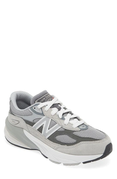 New Balance Kids' 990v6 Lace-up Sneakers In Grey