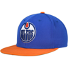 Mitchell & Ness Men's  Blue Edmonton Oilers Core Team Ground 2.0 Snapback Hat In Blue