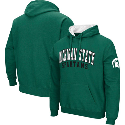 Colosseum Green Michigan State Spartans Double Arch Pullover Hoodie