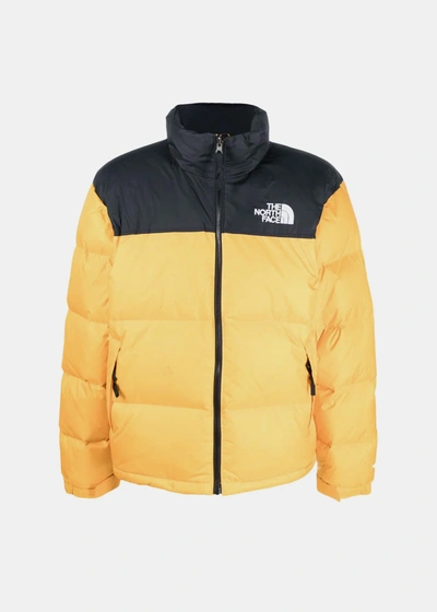 The North Face Men's 1996 Retro Nuptse Cone Orange Down Jacket In Yellow